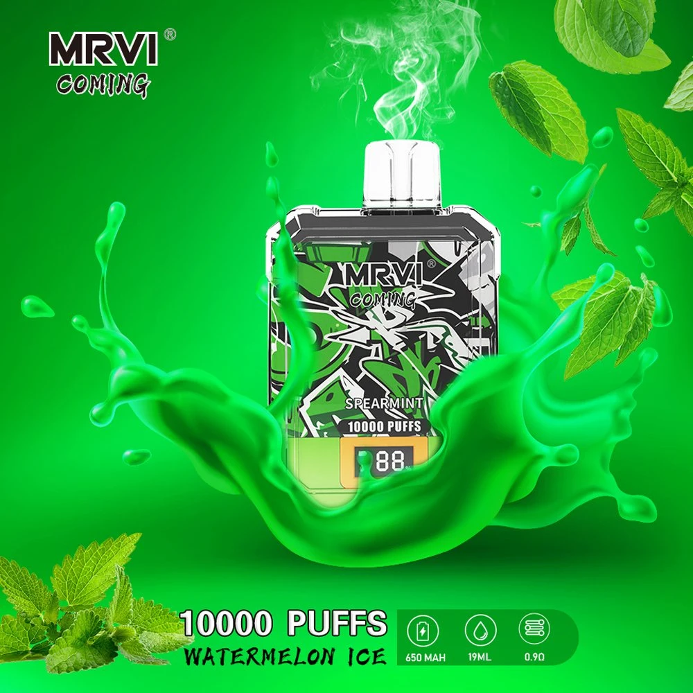 Market Custom Factory Wholesale/Supplier Electronic Cigarette Free Samples Mrvi Coming 10000 Puff Bar Disposable/Chargeable Vape Pen with LED Indicator