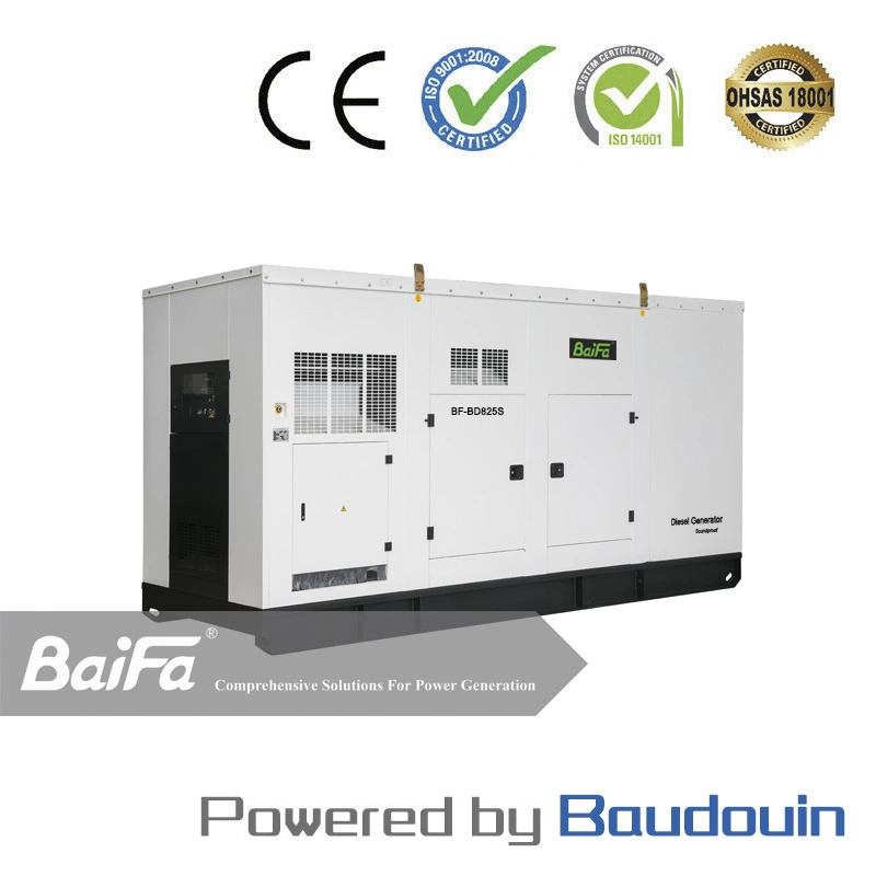 660kw Rental Silent Soundproof Electric Power Gas/Diesel Generator Powered by Baudouin Engine