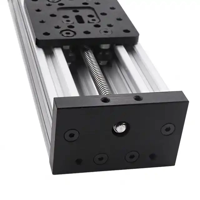 Horizontal 500mm Stroke CNC Motorized Linear Slide Guide Rail Integrated Stepper Servo Motor