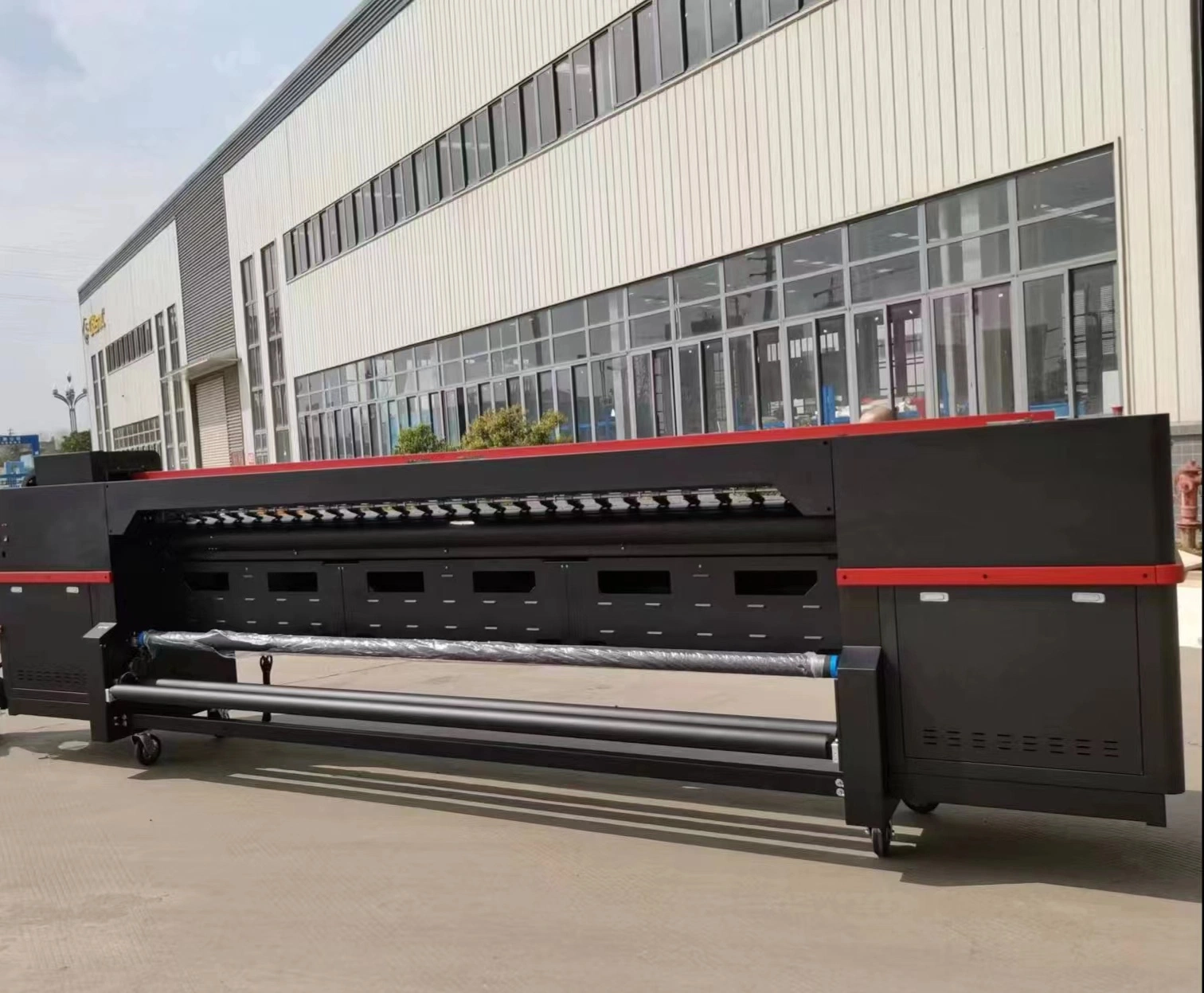 3.2m Crystaljet Cj7000 Seiko508/Konica512I Printhead Solvent Printer Machine