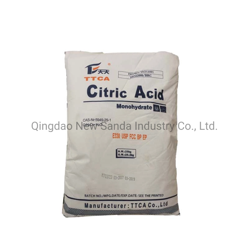 Food Grade 8-40 Mesh 99.5-100.5% Citric Acid Monohydrate