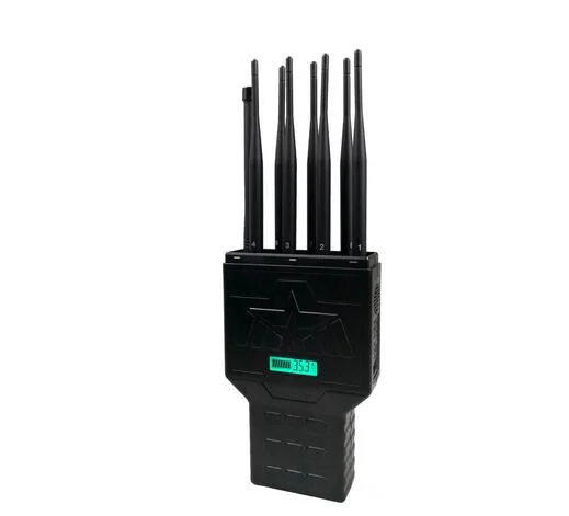 8 antennes Jammer téléphone portable, signaux Wi-Fi Blcok 2g/3G/4G et GPS