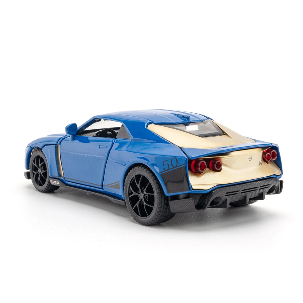 Simulation 1: 32 Nissan GT-R50 Alloy Car Model Dekoration Kinder Spielzeug Auto Großhandel/Lieferant