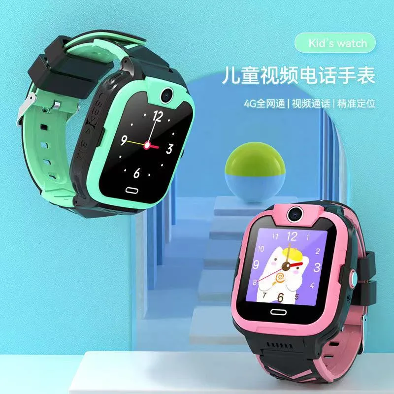 Student Intelligent 4G Full Network Kids Watch with Video Call, Location, Waterproof