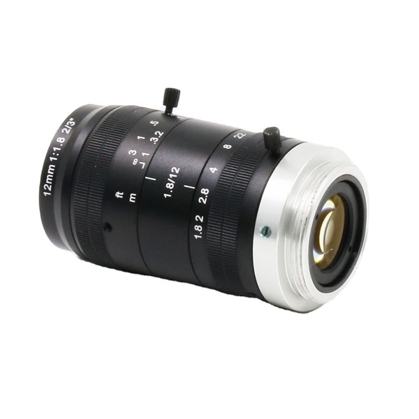 F1.8 12mm 3/2" 10MP C-Mount Industrial Camera Machine Vision Lens