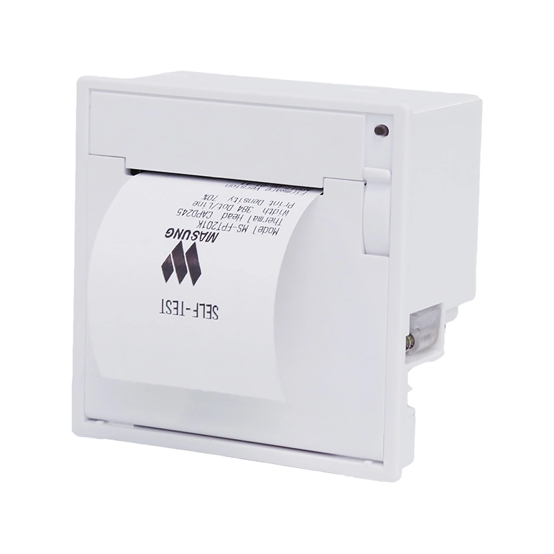 Masung 58mm Thermal Receipt Panel Printer with Auto-Cutter USB/RS232 Interface