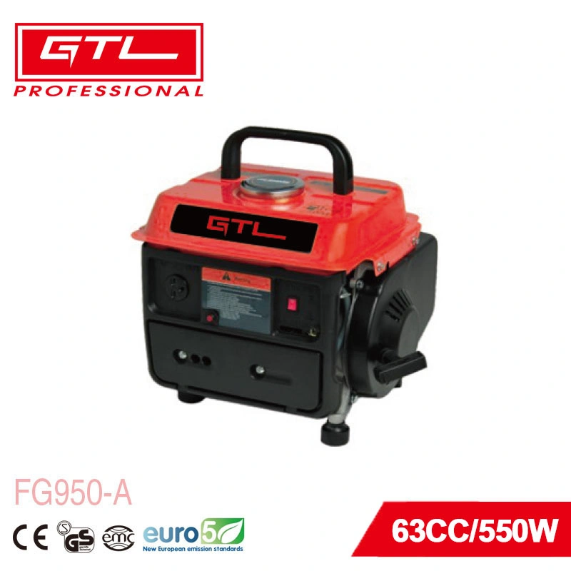 Portable Generator 500W Small Outdoor Gasoline Powered Generator for Backup Home Use&Camping (FG950-A)