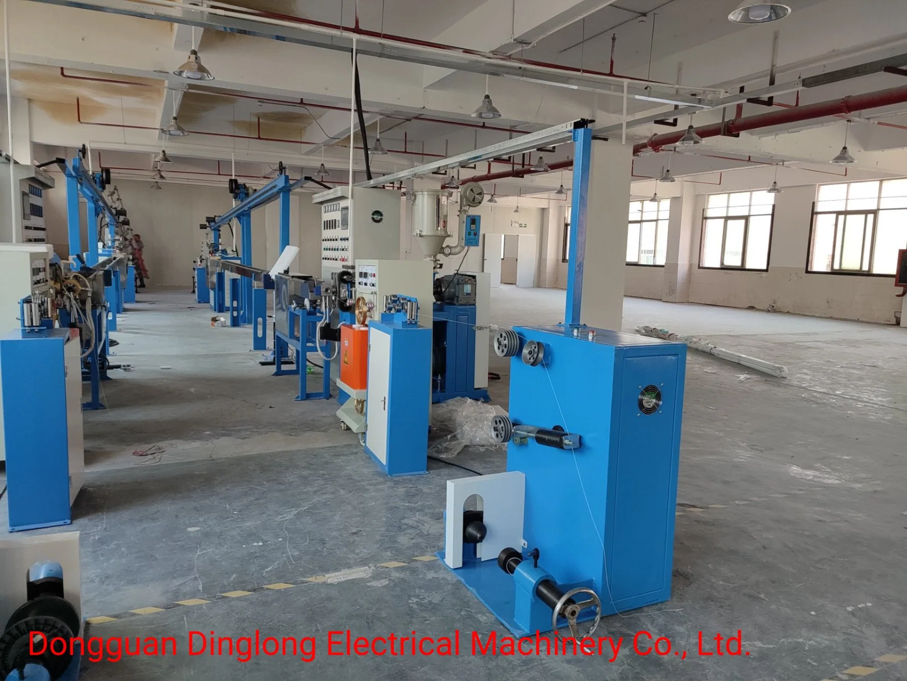 Temperature Cable Teflon Cable Extrusion Machine