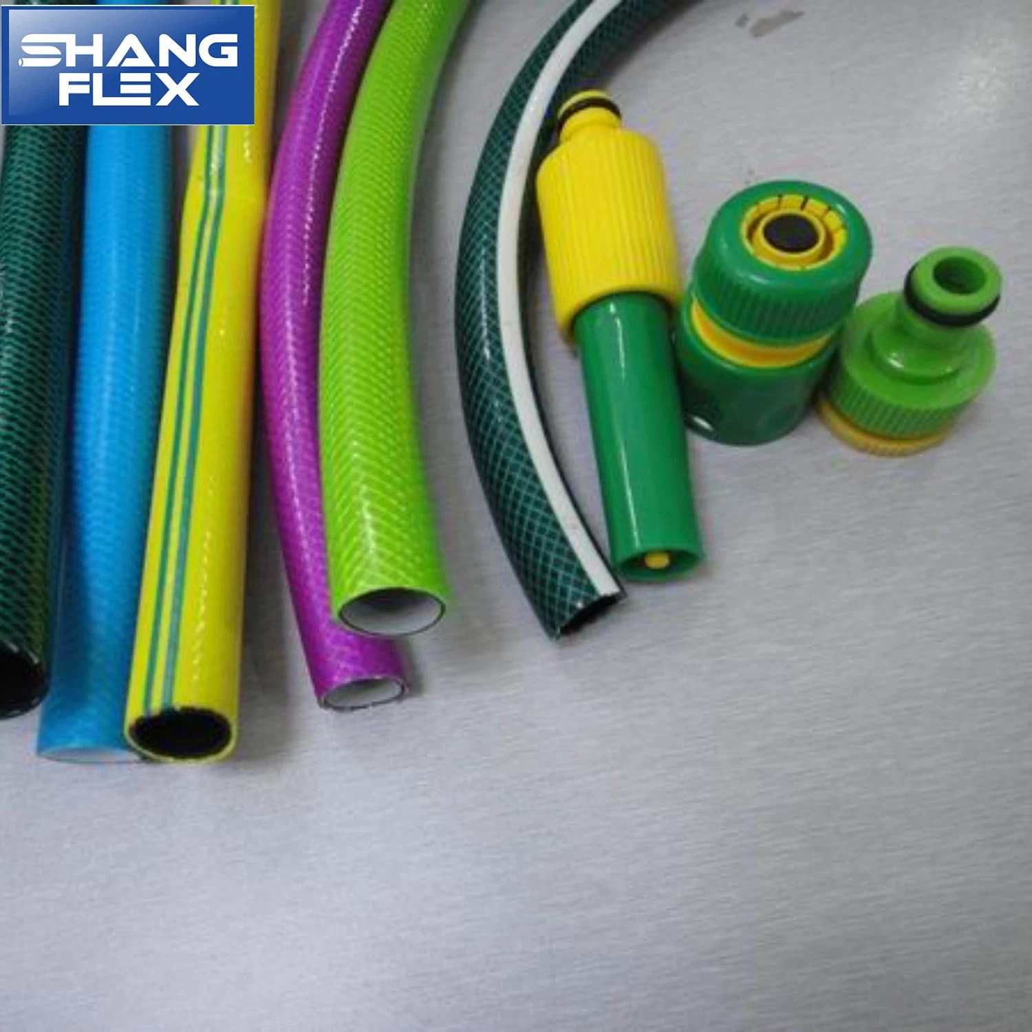 PVC Fiber Reinforced Garden Hose with Hose Nozzle Set