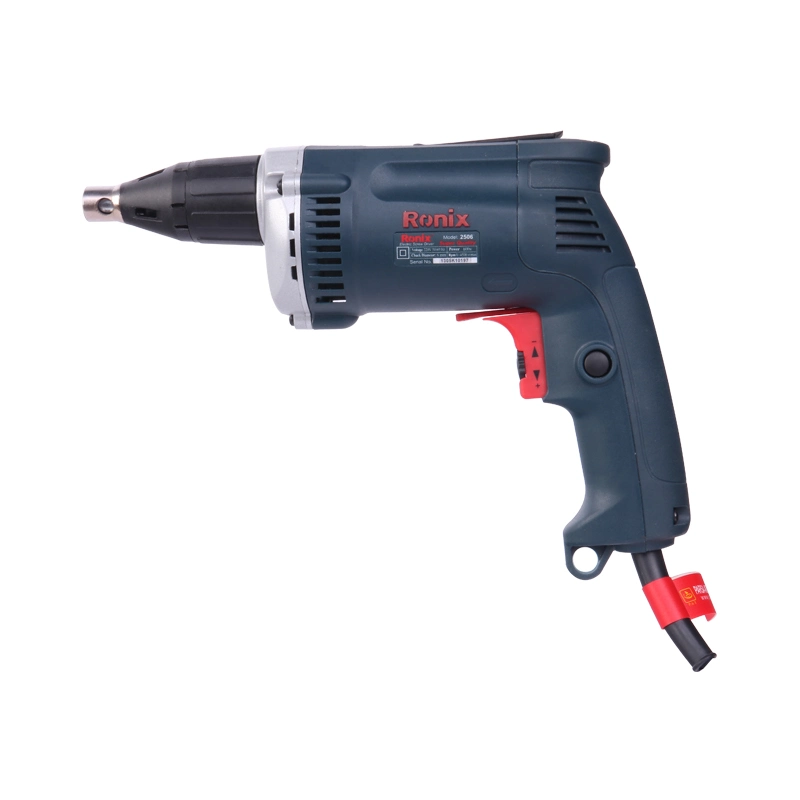Ronix Model 2506 Electric Drywall Screwdriver 220V 600W Corded Electric Torque Screwdriver Drill Power Hand Tools Set