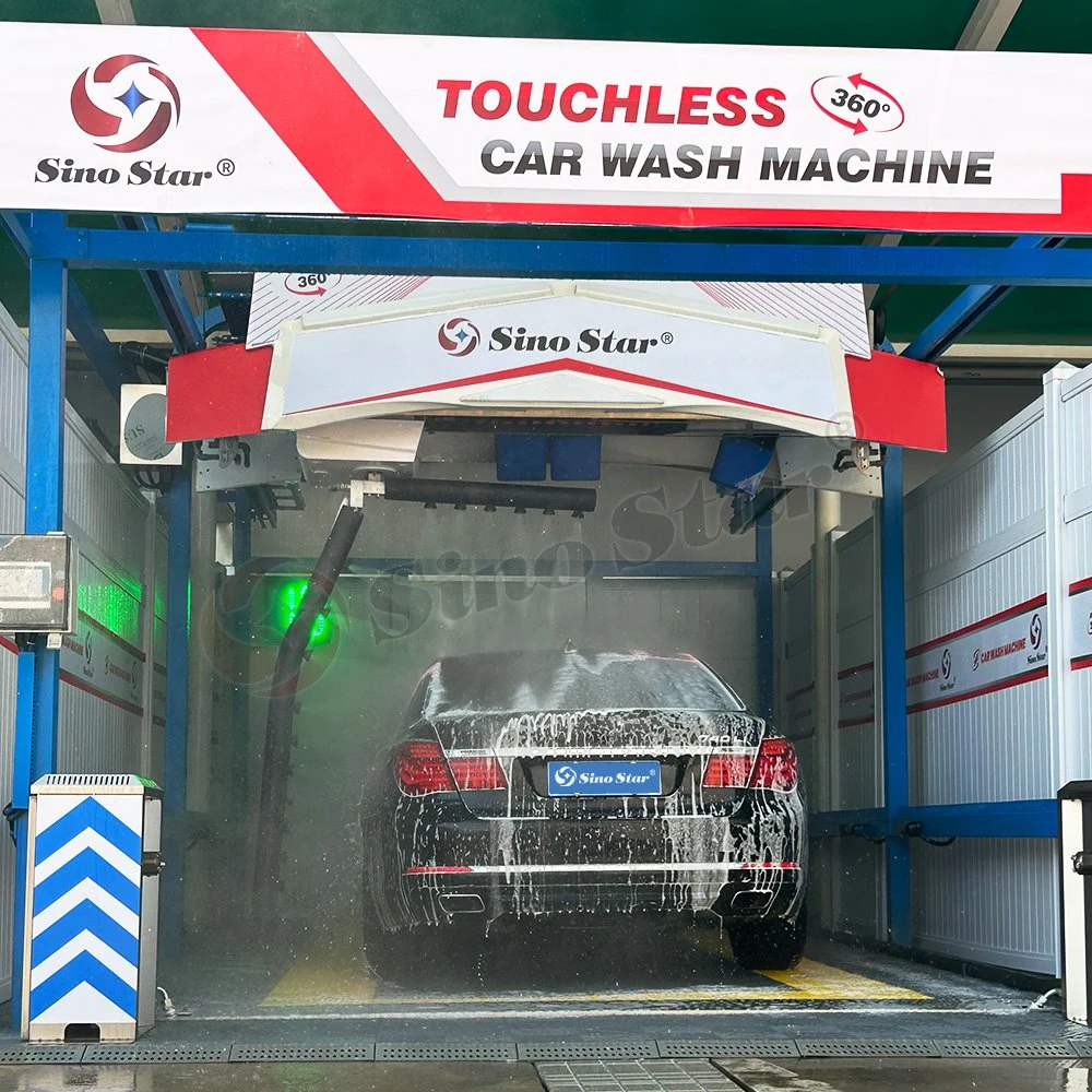 Sino Star High Efficiency Automatic Touch Free Car Wash Equipment with 22kw Water Pump for Russia Gas Station