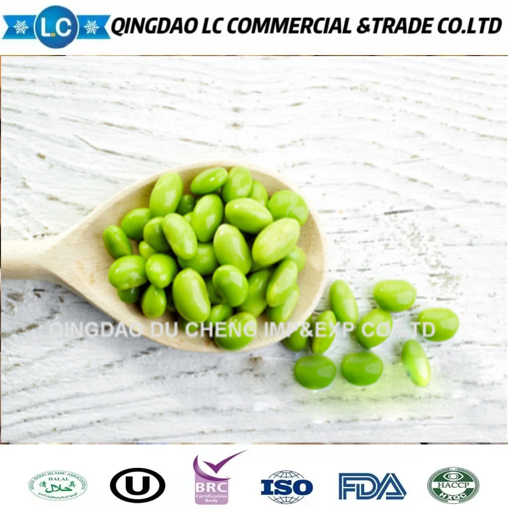 Bulk Roh Edamame Gemüse Produkte Frozen Green Soy Bean