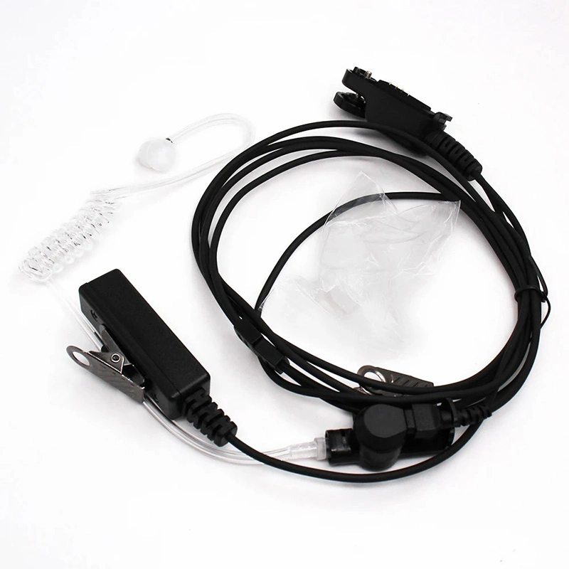 Kac-A01-Ex Air Tube Earpiece Headset Earphone Microphone Headphone