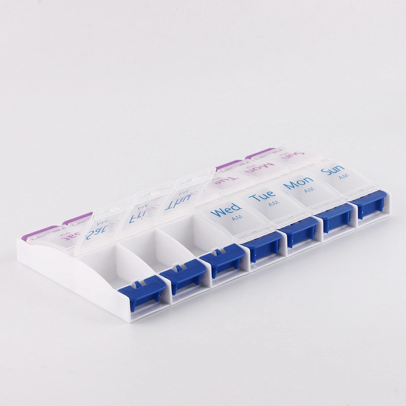 Weekly 7 Hole and 7day Plastic Pill Organiser Single Box