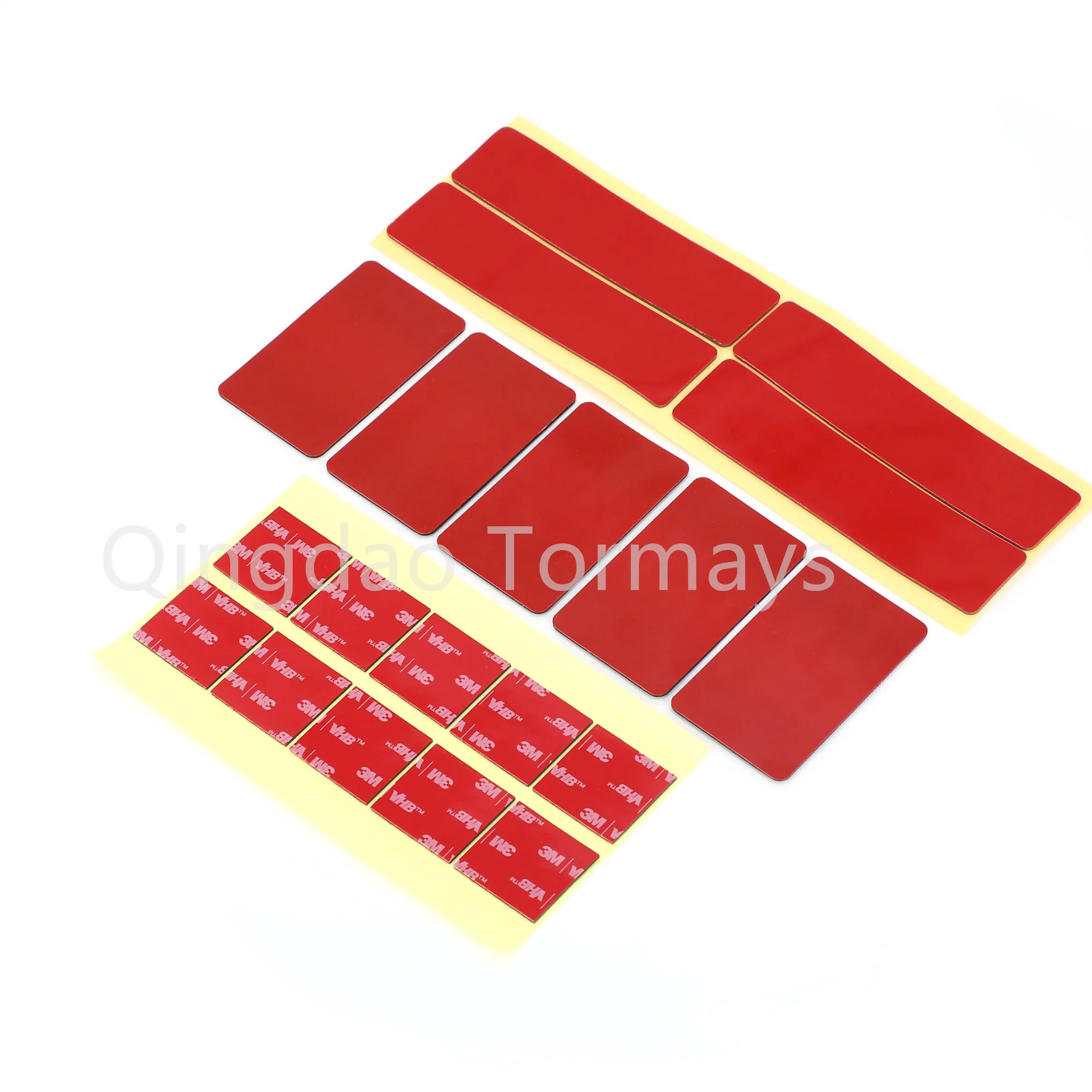 Double Sided Polyester Adhesive Tape Cutting Red Film Tape