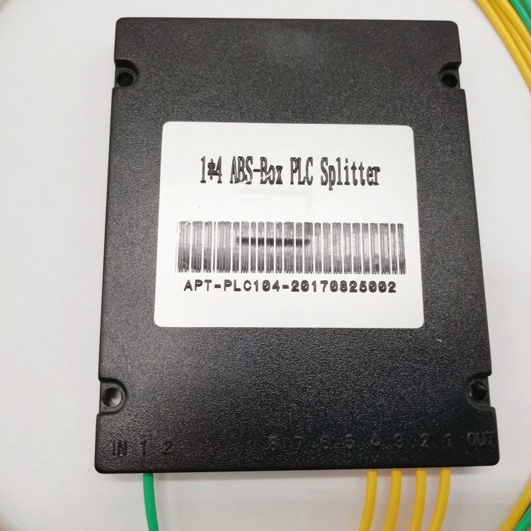 Network Optical Pon Module ABS Box Type 1 X 16/2 4 8 32 Fiber Optic PLC Splitter Connector Sc/APC Sc/Upc