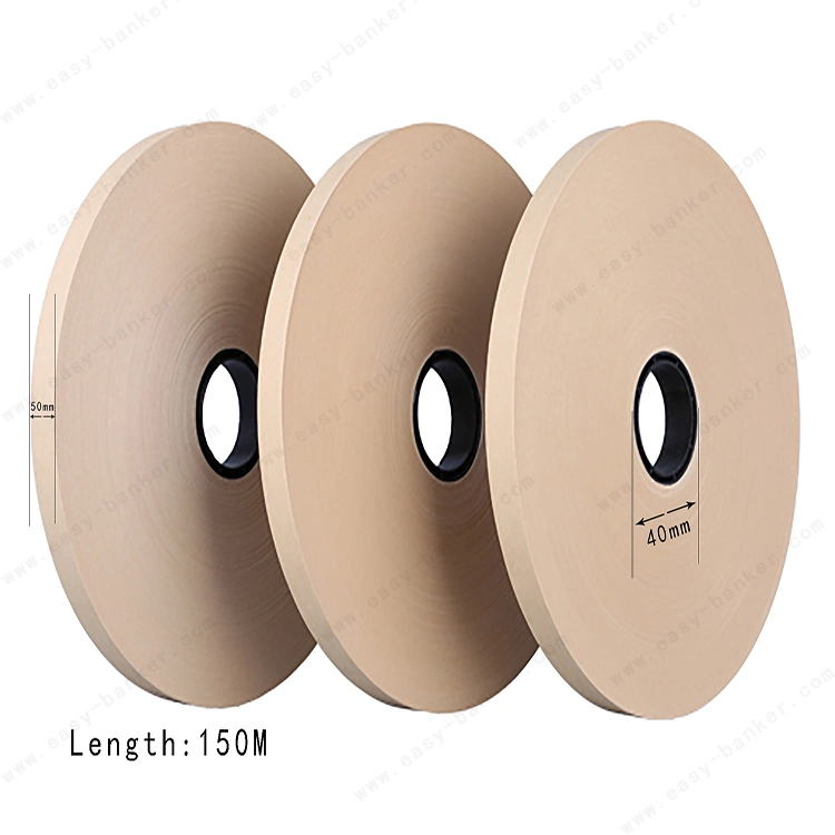 PTLY-50-40-80 Hot melt  single side coated self-adhesive currency straps tape