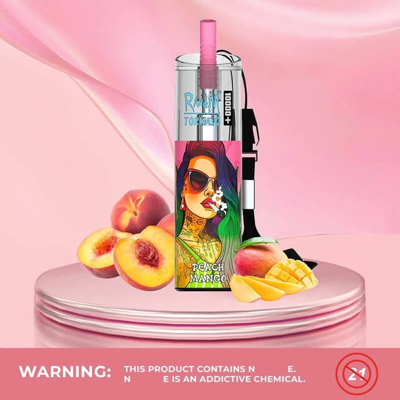 Personalize Frutas Sabores E Cigarro Livre Randm Tornado 10000 Puffs De 20ml Pr&eacute; -Preenchidos Pod Recarreg&aacute; Vel Novas