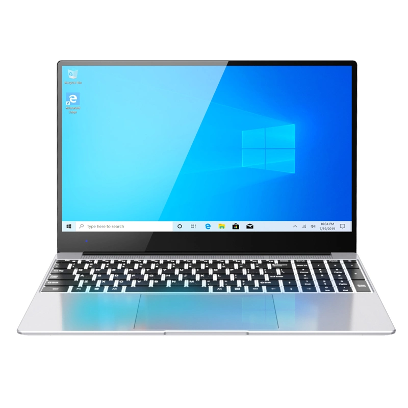 O melhor preço OEM Notebook ODM 15,6 POLEGADA AMD7-3700R u Memória DDR4 SSD teclado retroiluminado Fingerprint Desbloquear Win10 Novo computador portátil pc