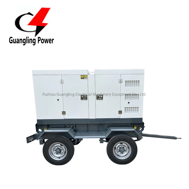 Mobile Silent Diesel Power Home Electric Charger Generator 10 kVA 8kw Trailer