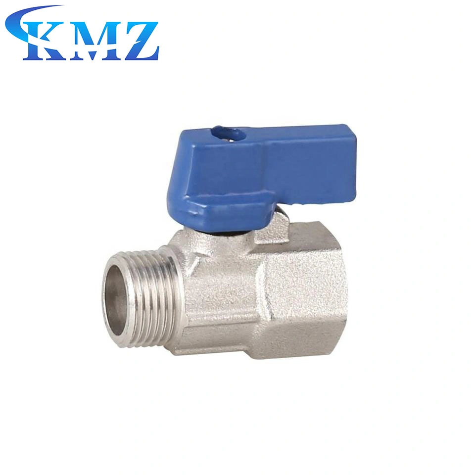 1/8" 1/4" 3/8" 1/2" Thread Mini Brass Ball Valve Bsp Male to Female Small Shutoff Valve