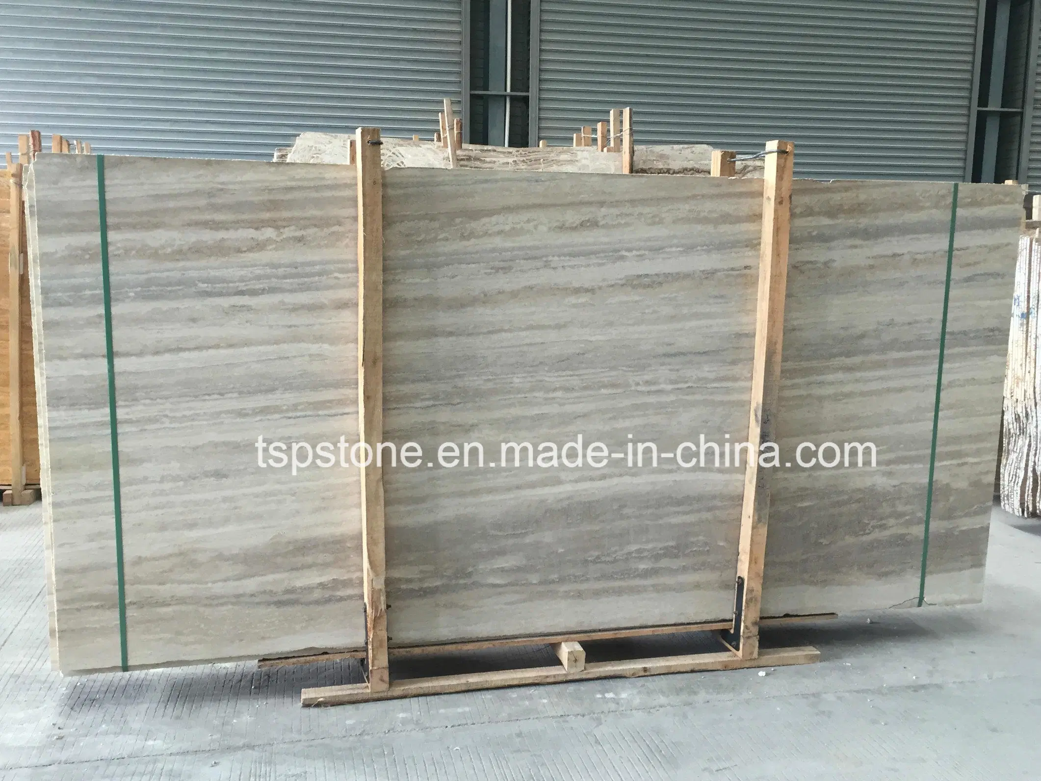 Yellow Travertine Marble Stone Slabs for Promotion