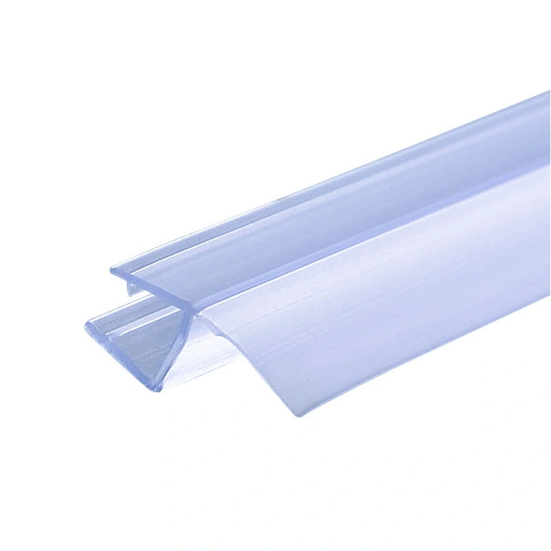 Waterproof Clear PVC Plastic Door Seal Profiles for Glass Shower Sliding Door Weather Shower Seals