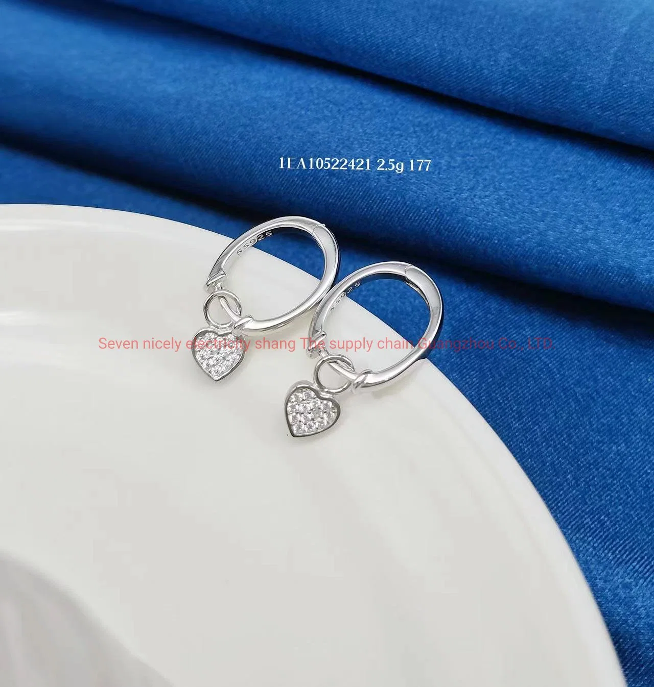 OEM Fashion Wholesale/Supplier Jewelry Birthday Gift Lady Earrrings High quality/High cost performance  925 Silver Huggie