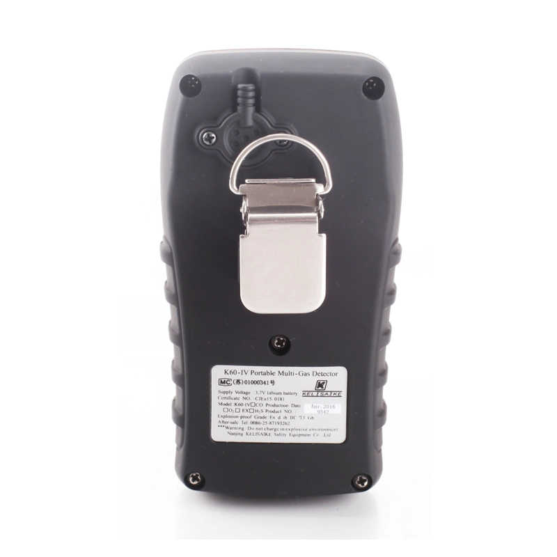 New Product K60-IV Portable Multi Gas Detector O2/Co/H2s/Lel