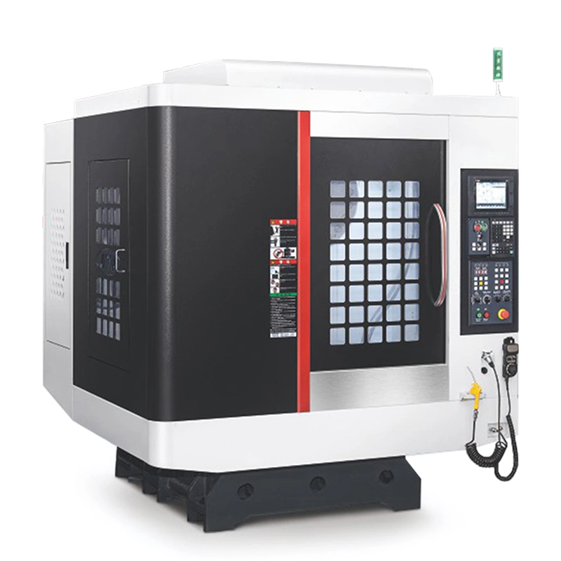 الصين تخفيضات ساخنة Vmc650 عالية الدقة cc قطع الحفر الضغط على ماكينة CNC المركزية للتحكم الآلي الرأسي وتحفيفها