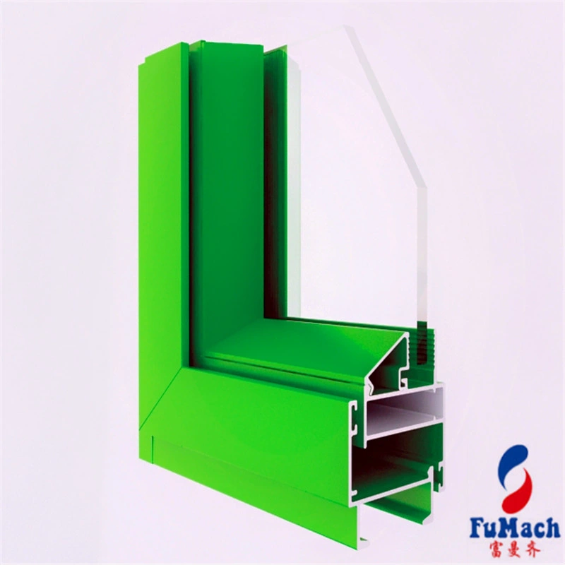 60, 90 Thermal Insulation Wood Finish Door/Window Aluminum Extrusion Profiles