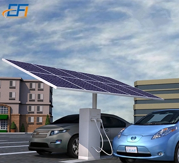 Cochera fácil Cargador Solar Panel Solar Carport Soporte techo coche solar