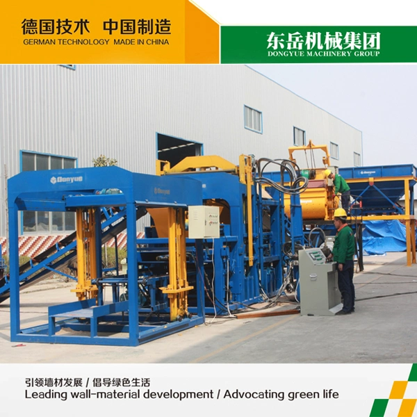 The Best Full Qt10-15 Automatic Concrete Hollow Block and Solid Brick Making Machine and Paving Block Machine