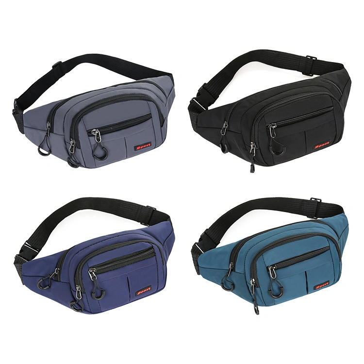 Moda cinturón ajustable Deporte Deporte Canvas Unisex Fanny Pack cintura Bolsa