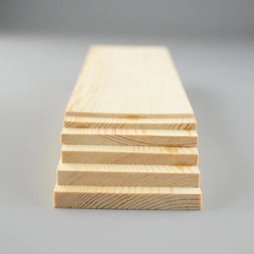 Solid Wood Bed Board Wood Frame Board Drying Camphor Pine Furniture Material Sauna Board Pine Board