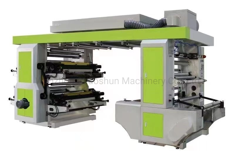 4 Color Central Drum Ci Flexo Printing Machine for Plastic/Paper/Non-Woven