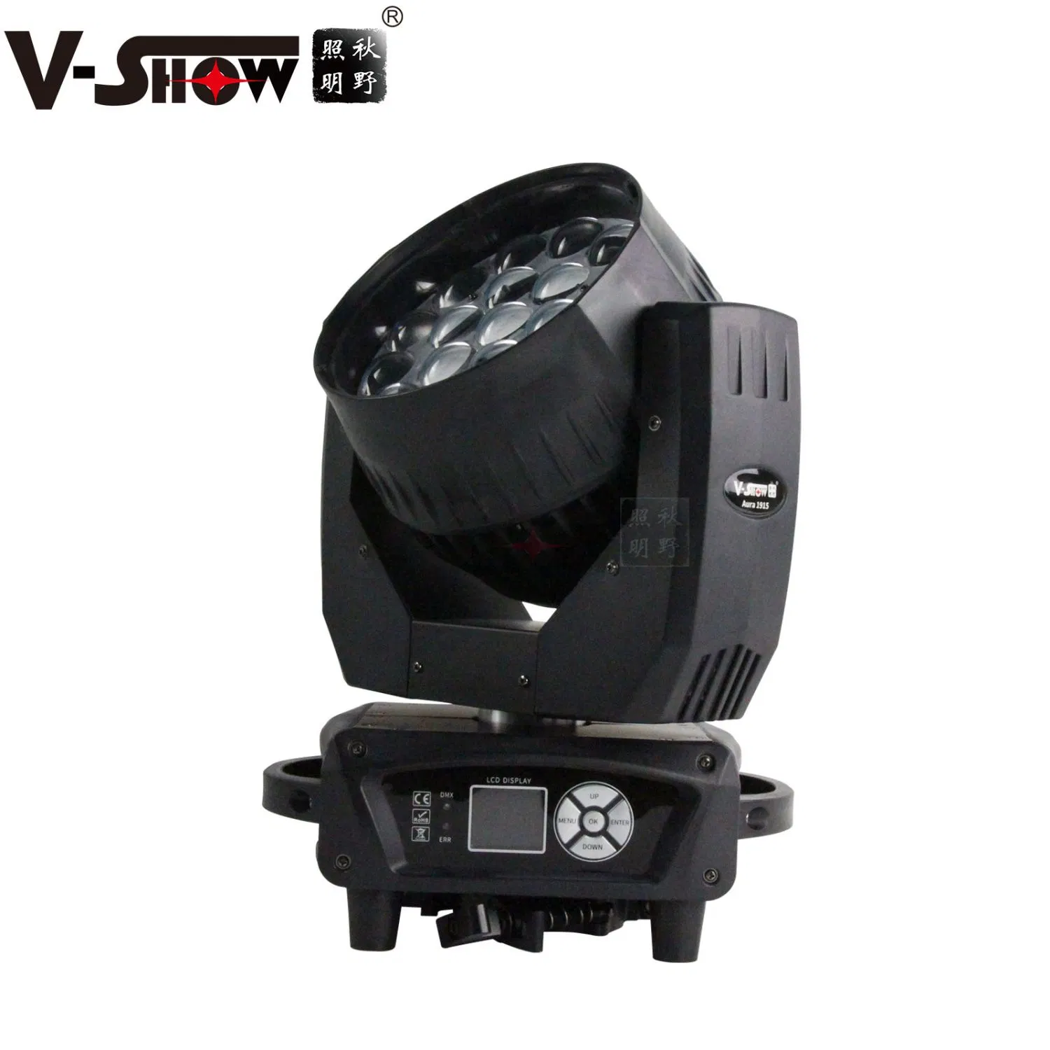 V-Show DJ Light Wash Moving Head Stage Light Aura 19*15 Watt