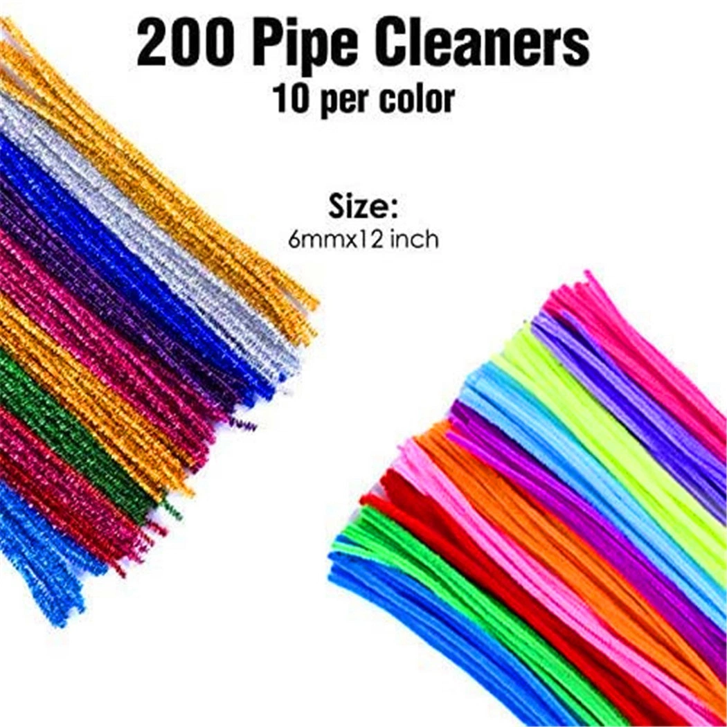 Steam Supplies Pipe Cleaners Feathers Craft Kit Handmade Art Tools Creative Set School Projects Party Kids Arts Craft Supplies Esg17657