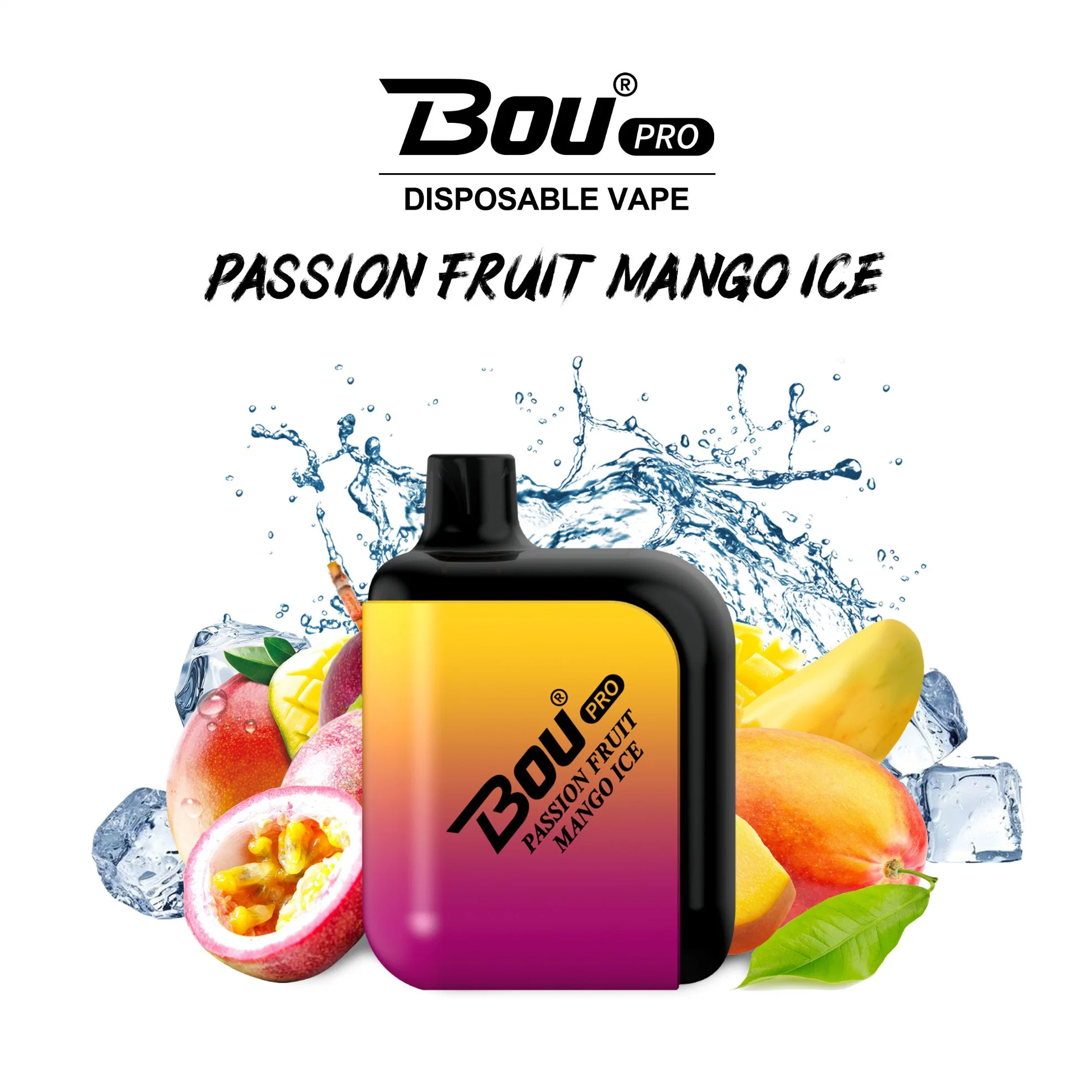 Bou PRO 7K Puffs Mesh Coil Disposable Vape 16ml E-Liquid 13 Flavors