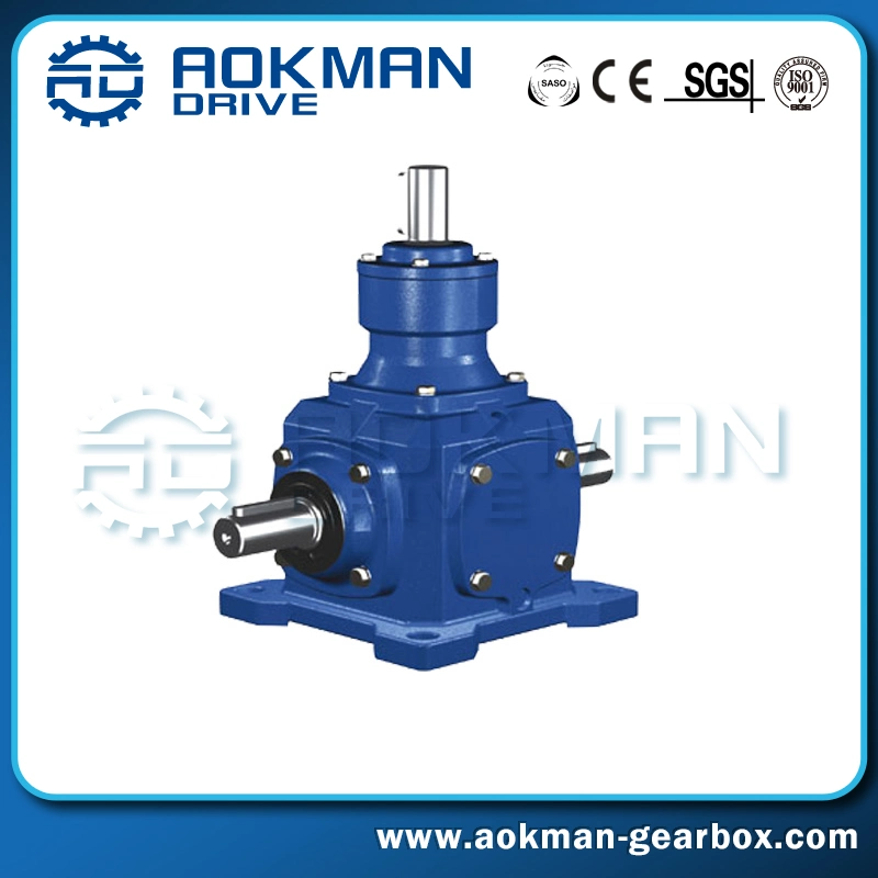 0.014~335kw T Series Spiral Bevel Gearbox Speed Reduction Ratio 1: 1