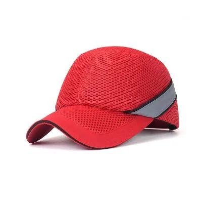 Colorful Head Protection Sun Shade Mesh Safety Helmet Bump Caps