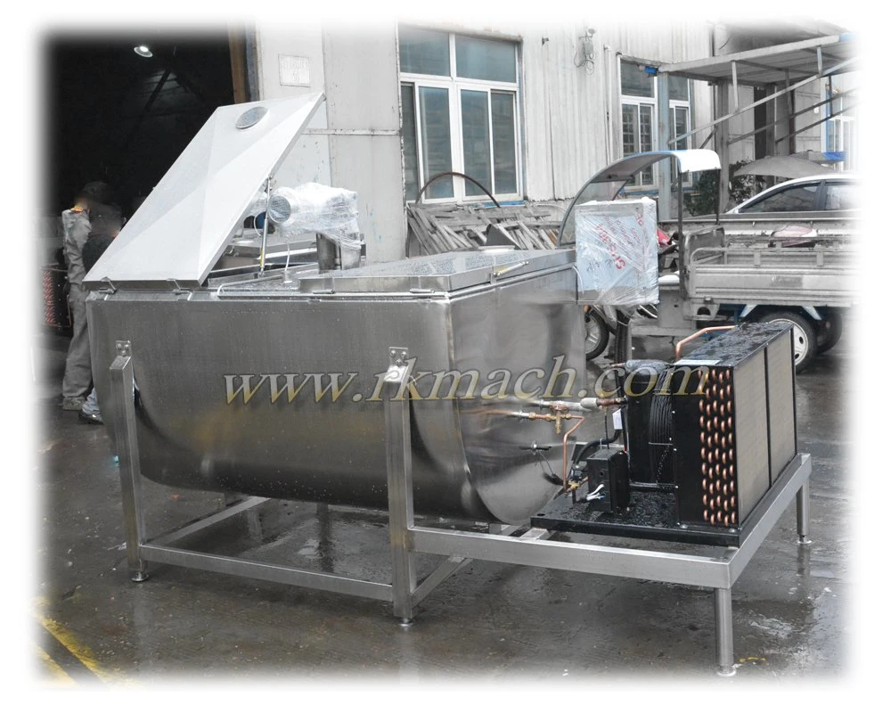 2500L Direct Expansion Milk Storage Cooling Tank Cooling Tank (U type open top milk cooler)