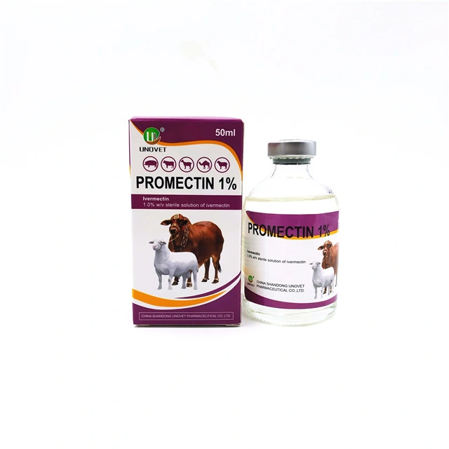 Ivermectin Injection 100ml a Shandong Veterinary Drug Manufacturer in China, Used to Repel Nematodes in Livestock