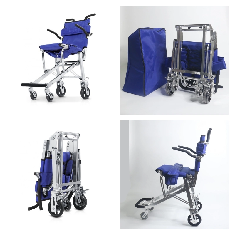 Airline Lightweight Portable Easy Folding Travelling Aluminum Transfer Wheelchair