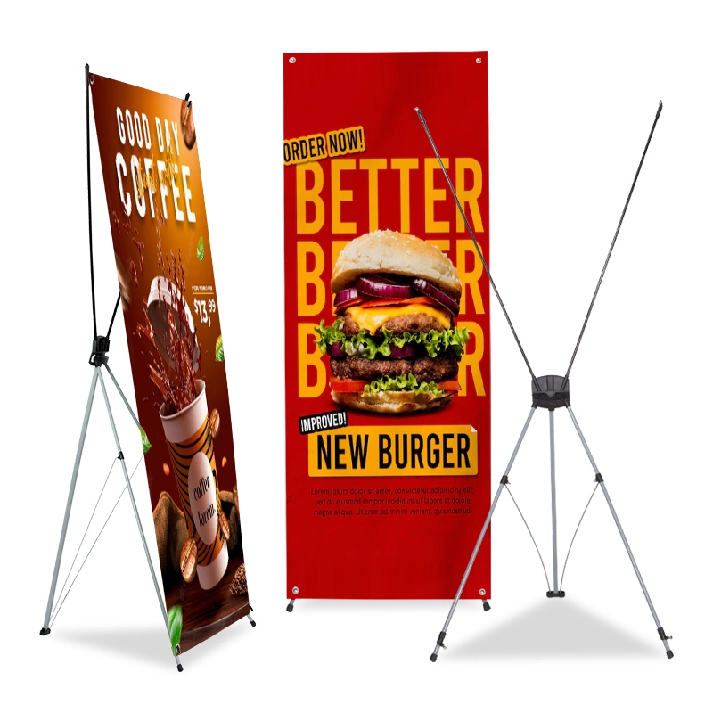 Exhibition Retractable PVC Roll up Banner Aluminum 85 X 200 Cm Display Roll up Stand Banner