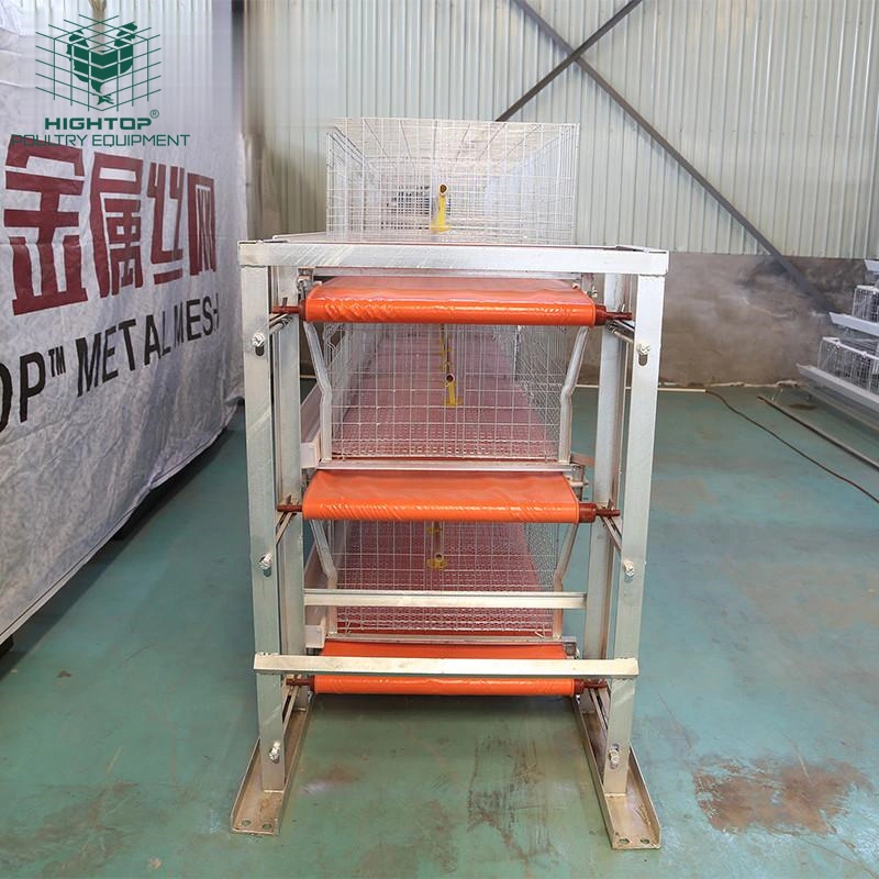 Very Good Quality 3 4 Tiers H Type Hot Galvanized Broiler Chicken Cage For Chicken Farm For Sale