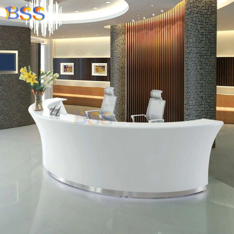 Reception Furniture Custom Corian Stylish Commercial Modern Office Reception Furniture