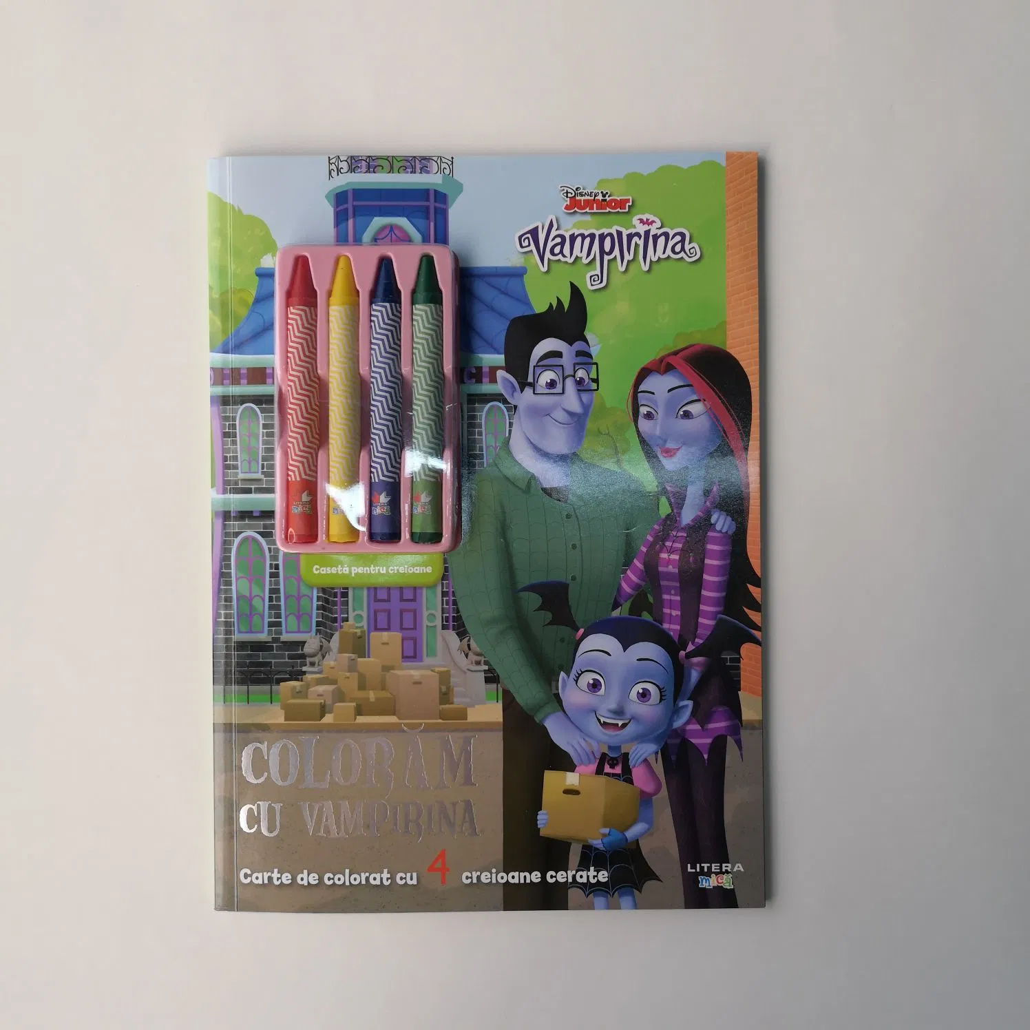 Livro de colorir para crianças com Shape Pen Crayon e Sitcker Printing