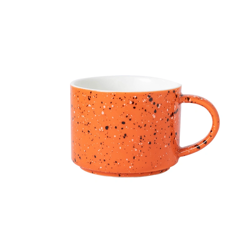 Top-Level Spotted Ceramic Mug Creative Coffee Cup Set for Gift Office