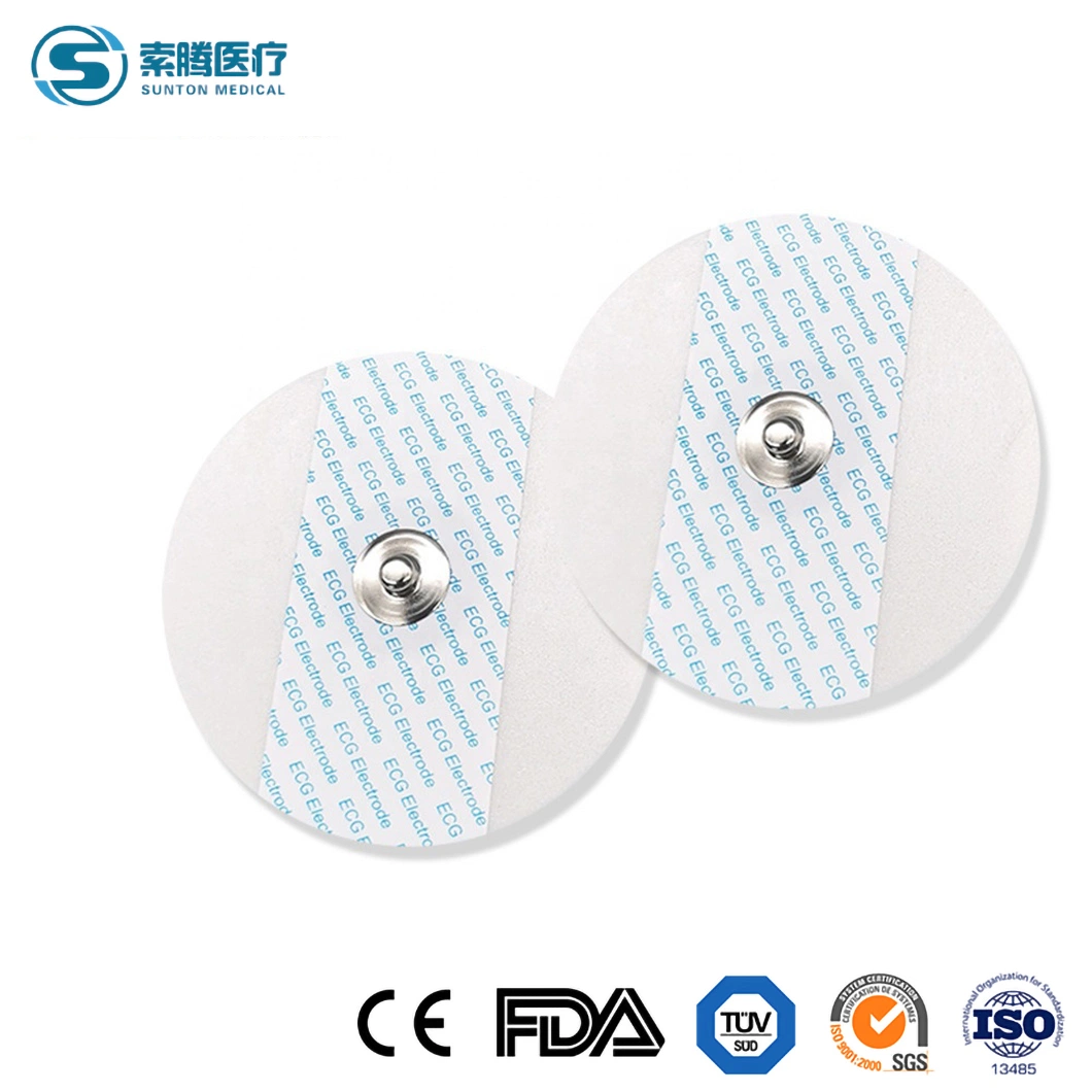 Sunton 350± 20g/M2 pieza de electrodo de densidad Areaal China High Pure Electrodo de grafito Flake Proveedor de electrodos de alta calidad médica para adultos Hoja de electrodos